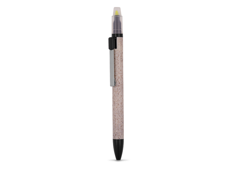 ECO hemijska olovka od pšenične slame sa signirom u kartonskoj futroli