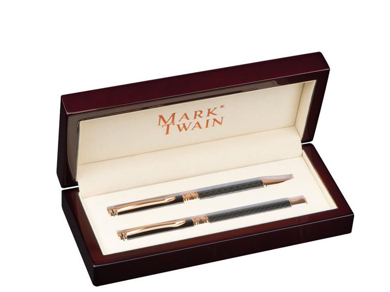 Mark Twain set metalna hemijska olovka i penkala