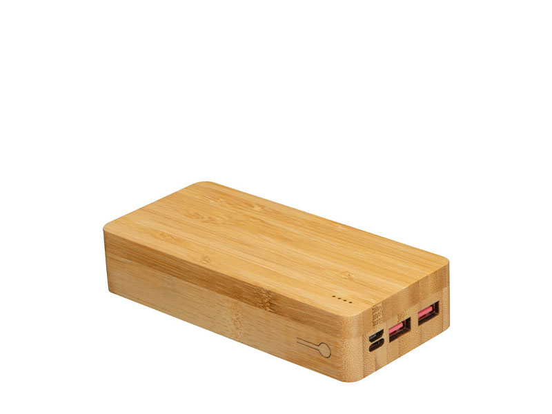 Pomoćna baterija od bambusa 20.000 mAh