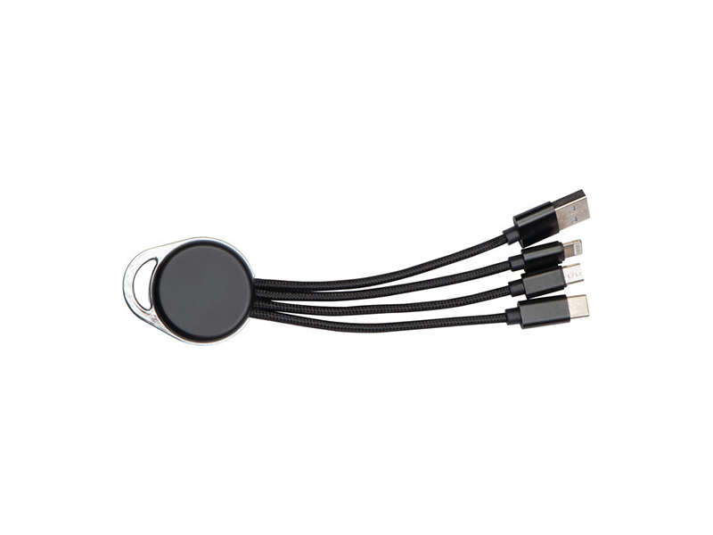 USB kablic sa nastavcima, svetleći logo