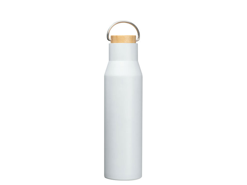 Termos od aluminijuma sa poklopcem od bambusa